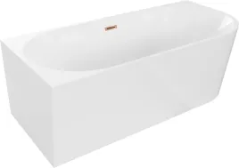 mexen-mia-wanna-wolnostojaca-narozna-lewa-biala-160-x-80-cm-rose-gold