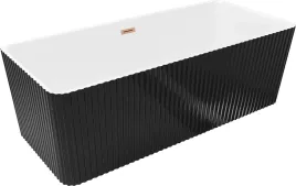 mexen-nila-wanna-wolnostojaca-ryflowana-170-x-75-cm-biala-czarna-przelew