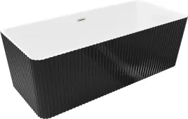 mexen-nila-wanna-wolnostojaca-ryflowana-170-x-75-cm-biala-czarna-przelew