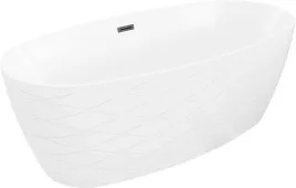 mexen-olea-wanna-wolnostojaca-wzor-170-x-80-cm-biala-przelew-czarny