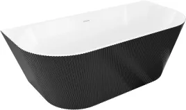mexen-oris-wanna-wolnostojaca-przyscienna-150x75-czarna-biala-przelew-bialy