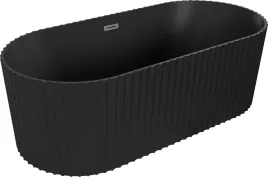 mexen-paola-wanna-wolnostojaca-ryflowana-czarna-mat-150-x-75-gun-metal