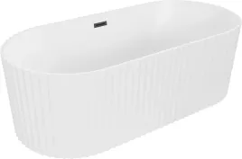 mexen-paola-wanna-wolnostojaca-ryflowana-biala-mat-170-x-80-czarny
