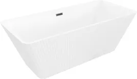 mexen-tava-wanna-wolnostojaca-ryflowana-170x75-cm-biala-przelew-czarny