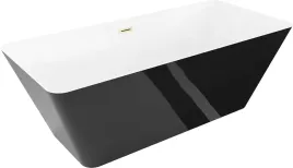 mexen-velo-slim-wanna-wolnostojaca-170x75-cm-biala-czarna-przelew-zloty