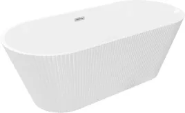 mexen-yara-wanna-wolnostojaca-ryflowana-170x75-cm-biala-przelew-chrom