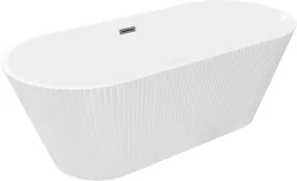 mexen-yara-wanna-wolnostojaca-ryflowana-170-x-75-cm-biala-przelew-gun-met