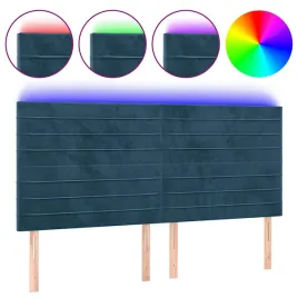 zaglowek-do-lozka-z-led-ciemnoniebieski-180x5x118-128-cm