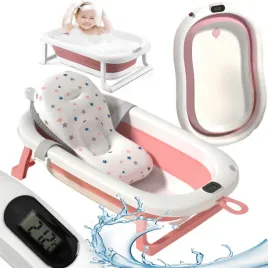 wanienka-skladana-dla-dzieci-z-termometrem-poduszka-silikonowa-rozowa