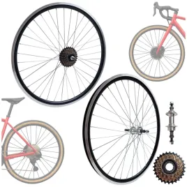 zestaw-kol-rowerowych-do-roweru-28-29-cali-czarny-srebrny-wolnobieg-7s