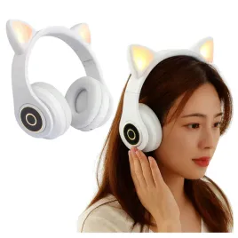 sluchawki-bluetooth-kocie-uszy-swiecace-bezprzewodowe-biale-nauszne