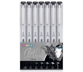 colorino-cienkopisy-czarne-7-grubosci