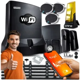 naped-do-bramy-przesuwnej-zestaw-automat-piloty-silownik-lampa-800-kg-wifi