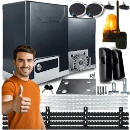 naped-do-bramy-przesuwnej-600-kg-zestaw-lampa-listwy-pilot-automat-silownik