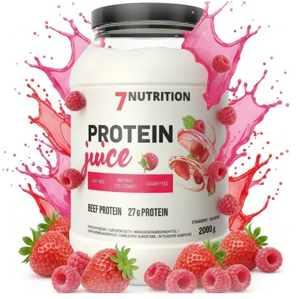 7Nutrition Protein Juice 2000 g Tropical Beef Protein Hydrolizat Białka