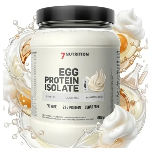 7Nutrition EGG Protein 500 g Natural Białko jajeczne BEZ LAKTOZY GLUTENU