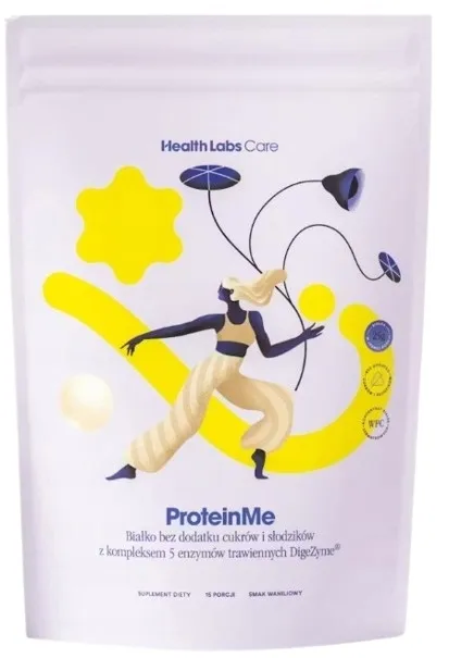 Health Labs Care ProteinMe Wanilia 519 g BIAŁKO enzymy WPC