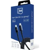 kabel-3mk-usb-typ-c-apple-lightning-12-m-czarny-stan-nowy