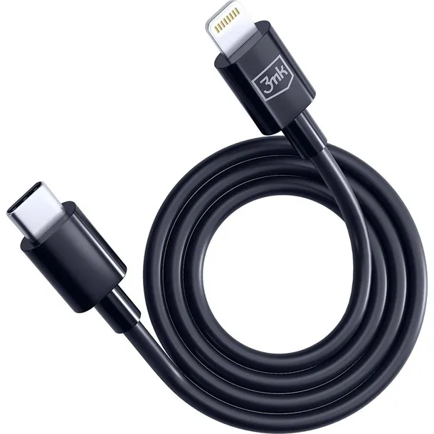 kabel-3mk-usb-typ-c-apple-lightning-12-m-czarny-kolor-czarny