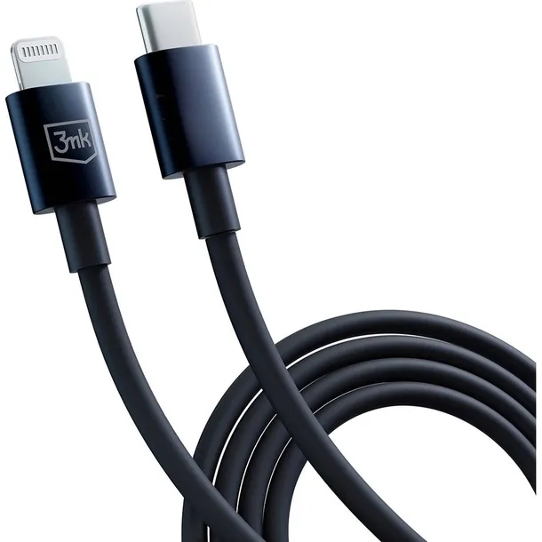 kabel-3mk-usb-typ-c-apple-lightning-12-m-czarny-stan-nowy-kolor-czarny