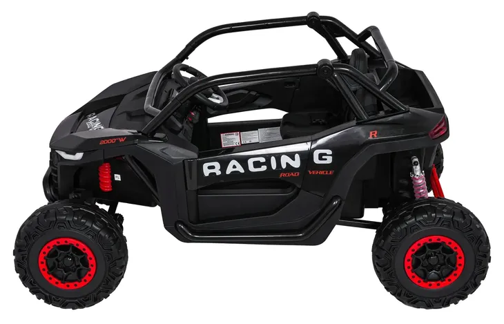 auto-terenowe-racing-road-2000-czarny-na-akumulator-dla-dzieci-gratisy-dlugosc-pojazdu-147-cm