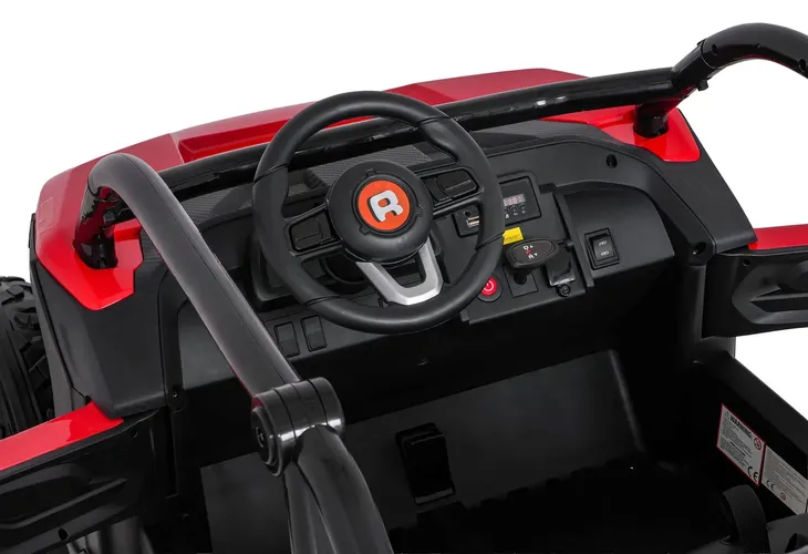 auto-terenowe-racing-road-2000-czerwony-na-akumulator-dla-dzieci-gratisy-stan-opakowania-oryginalne