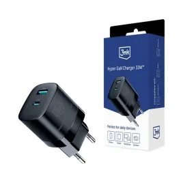 ladowarka-sieciowa-3mk-hyper-gan-charger-usb-a-18w-usb-c-33w-czarny