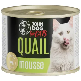 john-dog-for-cats-monobialkowa-karma-mokra-dla-kota-przepiorka-mus-200g