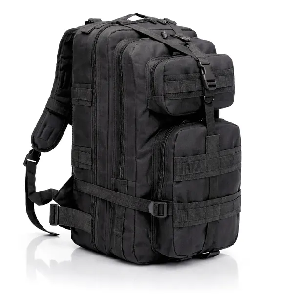 Plecak Taktyczny Militarny 35L MOLLE Czarny Survival Turystyczny