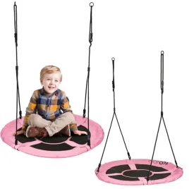 hustawka-ogrodowa-dla-dzieci-bocianie-gniazdo-100-cm-rozowa