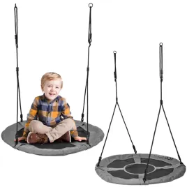 hustawka-ogrodowa-dla-dzieci-bocianie-gniazdo-100-cm-szara