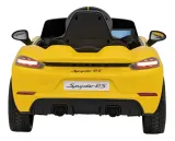auto-porsche-spyder-rs-718-mp4-zolty-na-akumulator-dla-dzieci-gratisy-szerokosc-pojazdu-66-cm