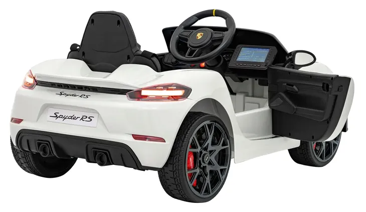 auto-porsche-spyder-rs-718-mp4-bialy-na-akumulator-dla-dzieci-gratisy-marka-porsche
