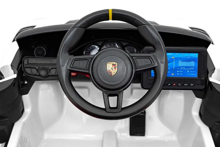 auto-porsche-spyder-rs-718-mp4-bialy-na-akumulator-dla-dzieci-gratisy-stan-opakowania-oryginalne