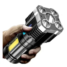 latarka-taktyczna-szperacz-akumulatorowa-800mah-5-led-cob-i-kabel-lampka