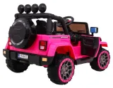 auto-terenowe-full-time-4wd-rozowy-na-akumulator-dla-dzieci-gratisy-maksymalne-obciazenie-30-kg