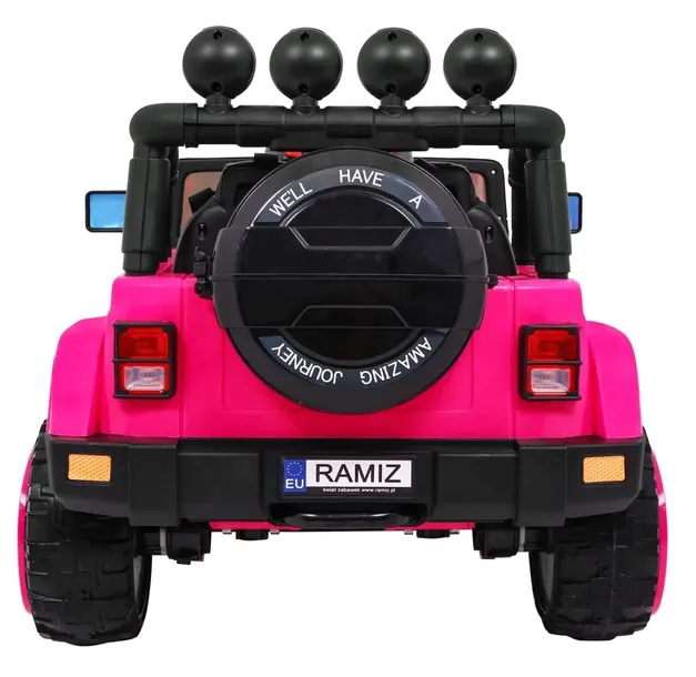 auto-terenowe-full-time-4wd-rozowy-na-akumulator-dla-dzieci-gratisy-waga-z-opakowaniem-21-kg