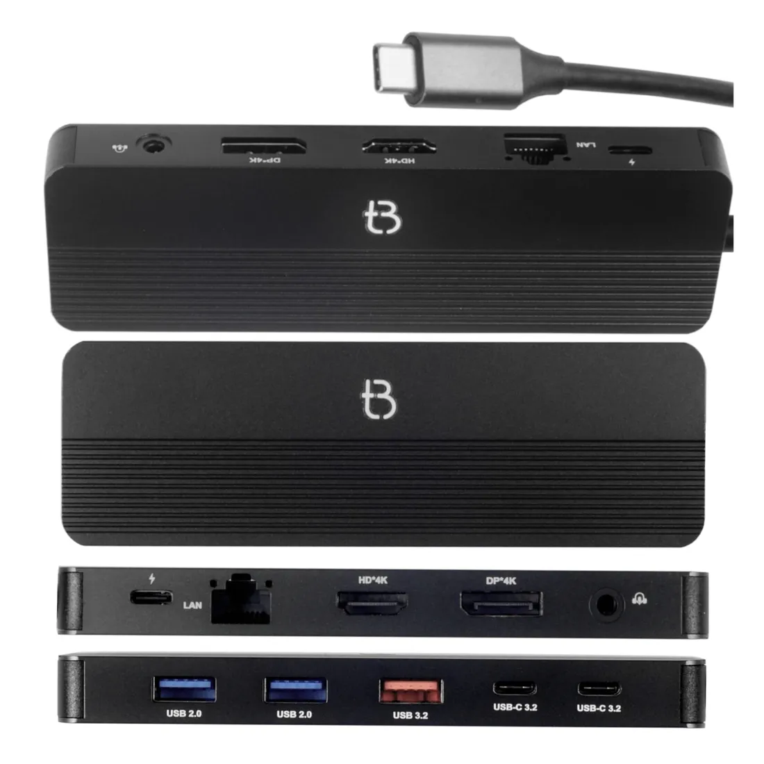 hub-usb-tradebit-7764-12-portow