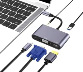 adapter-usb-c-tradebit-6317-na-5-wejsc-szary