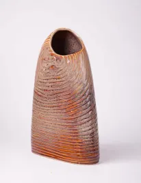 wazon-brazowy-ceramiczny-dekoracja-szkliwiony-owalny-na-kwiaty-uniwersalny