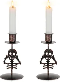 swiecznik-halloween-zestaw-2-sztuk-czaszka-czarny-metalowy-dekoracyjny
