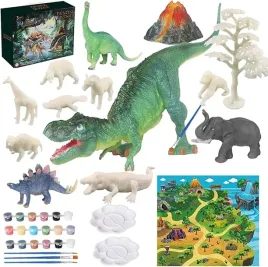 zestaw-do-malowania-dinozaury-kreatywna-zabawa-dla-dzieci-diy-11-elementow