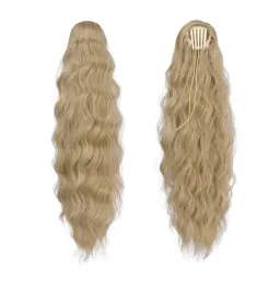 doczepiana-kitka-wlosy-kucyk-bezowy-blond-60-cm-falowany-na-spinke-i-gumke