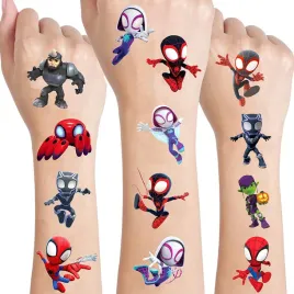 tatuaze-spiderman-dla-dzieci-spidey-hulk-ghosty-zestaw-12-arkuszy-zmywalne
