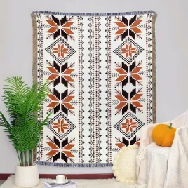 koc-dwustronny-z-fredzlami-dekoracyjny-styl-boho-narzuta-sofa-lozko130x180
