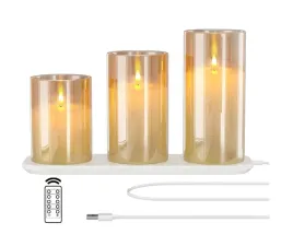 swiece-led-elektryczne-zestaw-3-sztuk-szklo-ladowanie-usb-bezplomieniowe