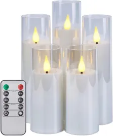 swiece-led-bezlomieniowe-z-pilotem-zestaw-5-szt-timer-akrylowe-swieca