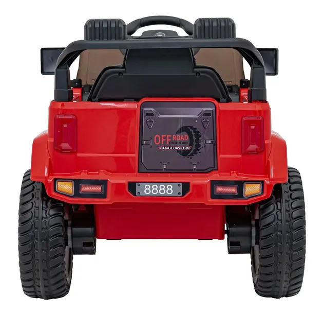 auto-terenowe-off-road-mountain-czerwony-na-akumulator-dla-dzieci-gratisy-stan-opakowania-oryginalne