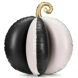 balon-foliowy-dynia-3d-stojaca-kremowo-czarny-partydeco-23-shp
