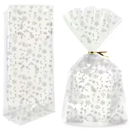 torebki-foliowe-prezentowe-swiateczne-biale-sniezynki-zestaw-25-sztuk-20x35